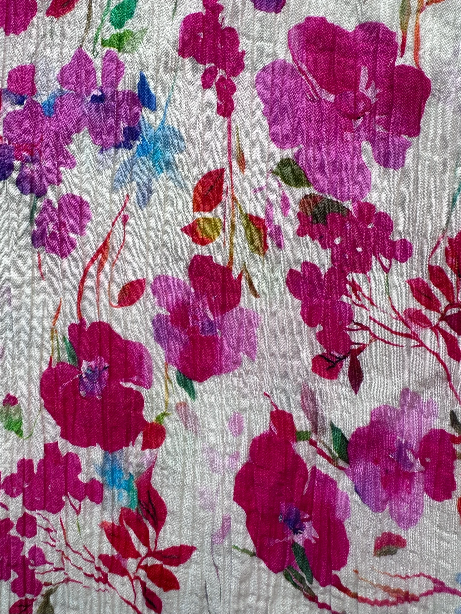 Sublime camisa fluida com estampa floral colorida – Excelente estado – Tamanho M/L (40/42) – photo 8
